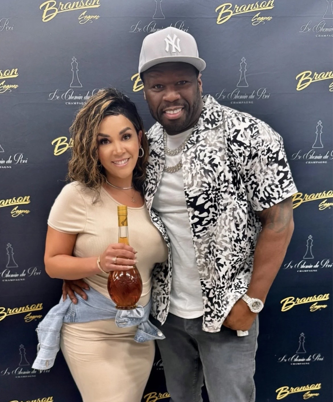 NiCalé Cruz with 50 Cent